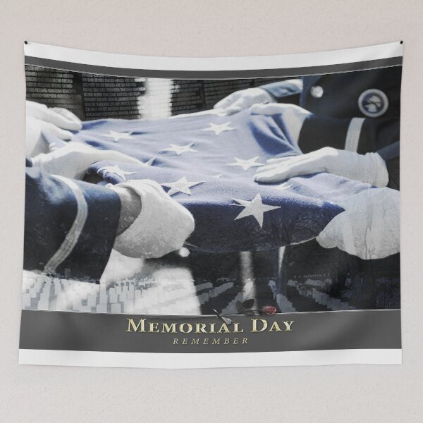 Item preview, Memorial Day Poster designed and sold by Nikki SpaceStuffPlus.