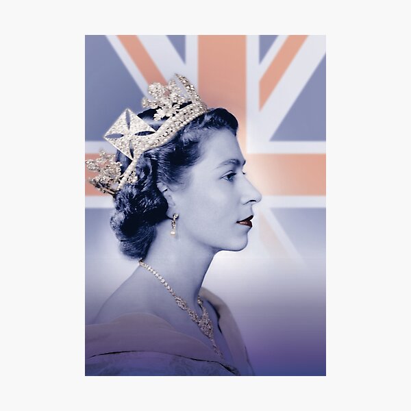 Item preview, Queen Elizabeth II & Union Jack designed and sold by Kenobass.