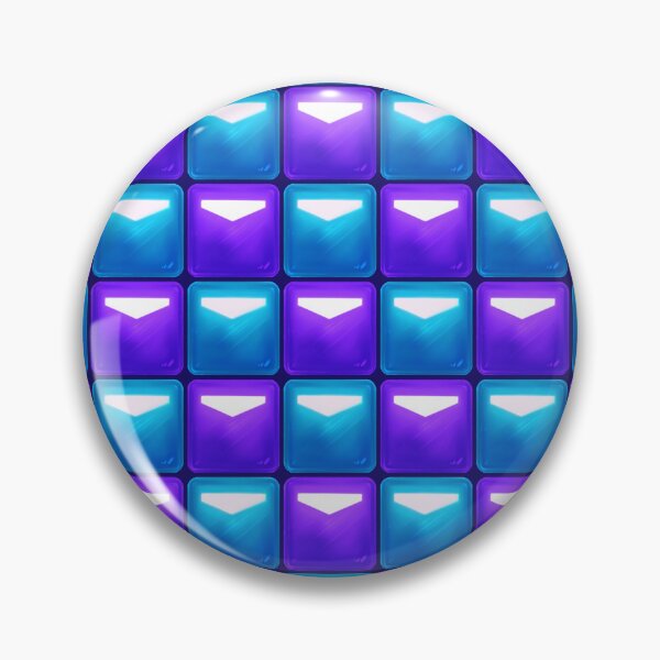 Item preview, Beat Saber Block Pattern 2022 - Azure Blue & Toxic Purple designed and sold by JessySketches.