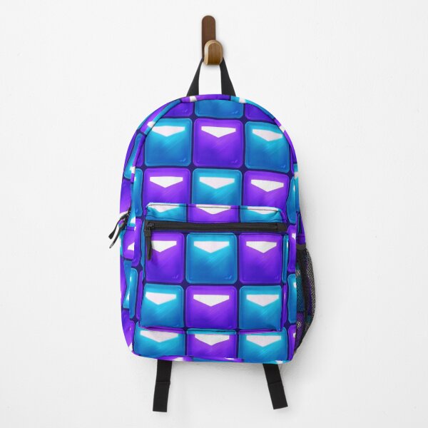 Item preview, Beat Saber Block Pattern 2022 - Azure Blue & Toxic Purple designed and sold by JessySketches.