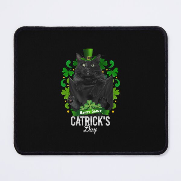 Item preview, St Patrick's Day Irish Saint Patrick Shamrock Black Cat Fun designed and sold by Barnissim.