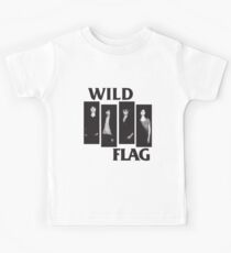 wild flag weiss carrie brownstein Kids Tee