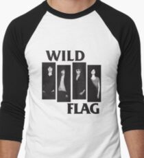 wild flag weiss carrie brownstein Men's Baseball ¾ T-Shirt