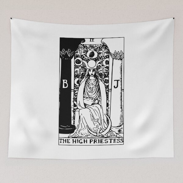 Item preview, The High Priestess Tarot Card designed and sold by Happy Puppy Print On Demand.