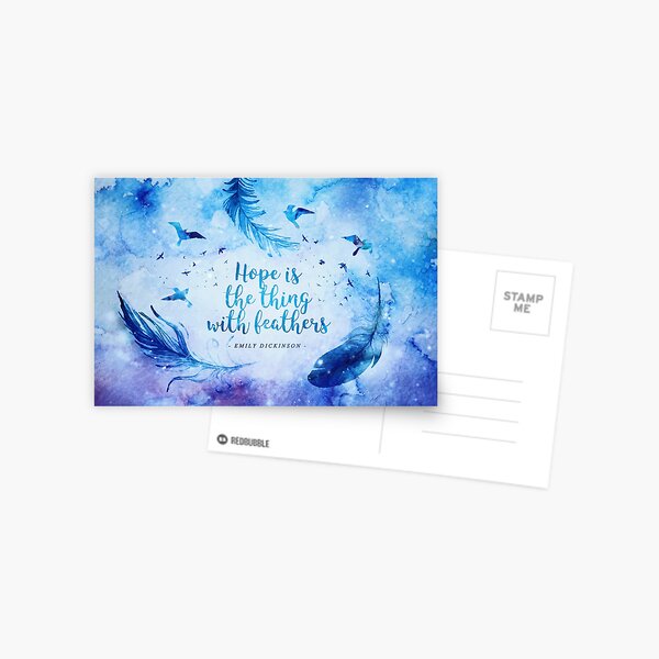 Item preview, Hope is the thing with feathers designed and sold by Stella Bookish Art.