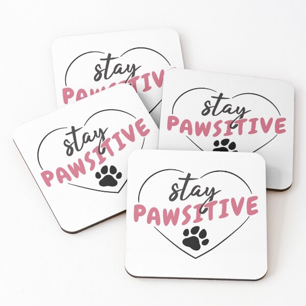 Item preview, Stay Pawsitive  designed and sold by TurtleDojo.