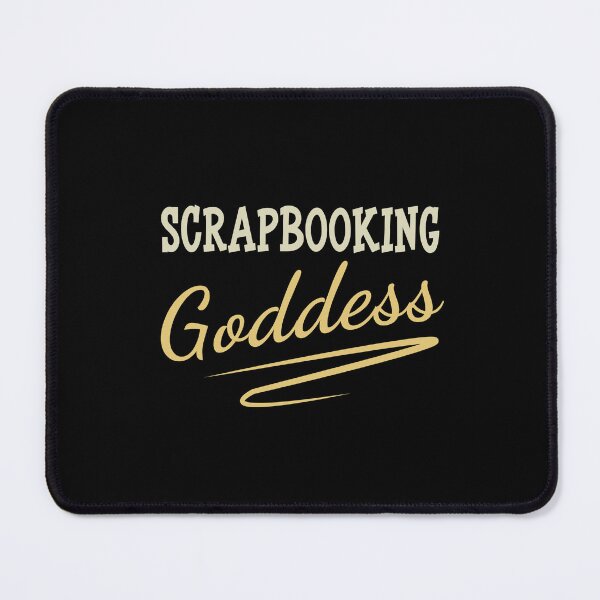 Item preview, 'Scrapbooking Goddess' (Black) designed and sold by The Button Gal.