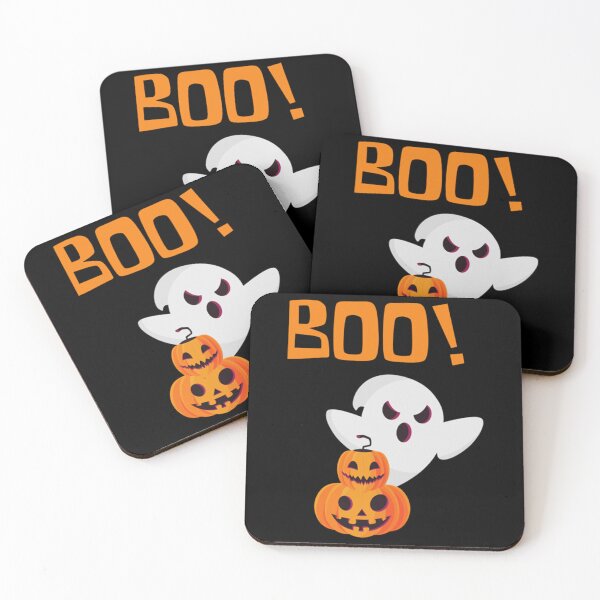 Aperçu de l'œuvre T-shirt Fantômes d'HalloweenHalloween Ghost Boo créée et vendue par DebeKip.