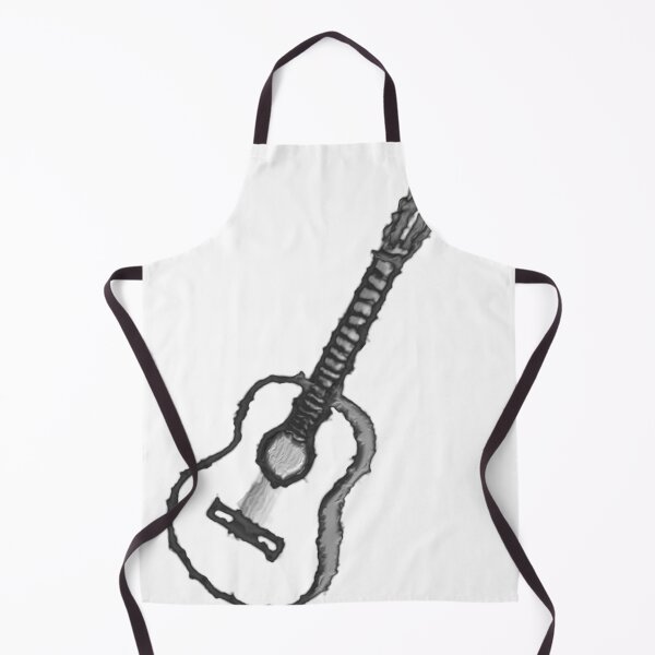 Item preview, Acoustic guitar art distorted image designed and sold by VeganGuitarizm.