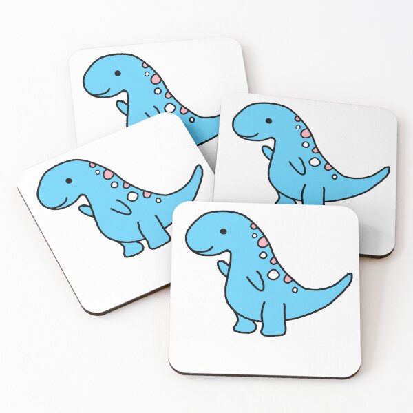 Item preview, subtle trans pride dinosaur designed and sold by sydneymmd.