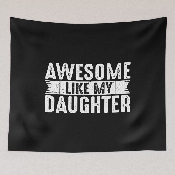 Item preview, Dad Joke Awesome Like My Daughter Funny Fathers Day Gift for daddy of girl designed and sold by alenaz.