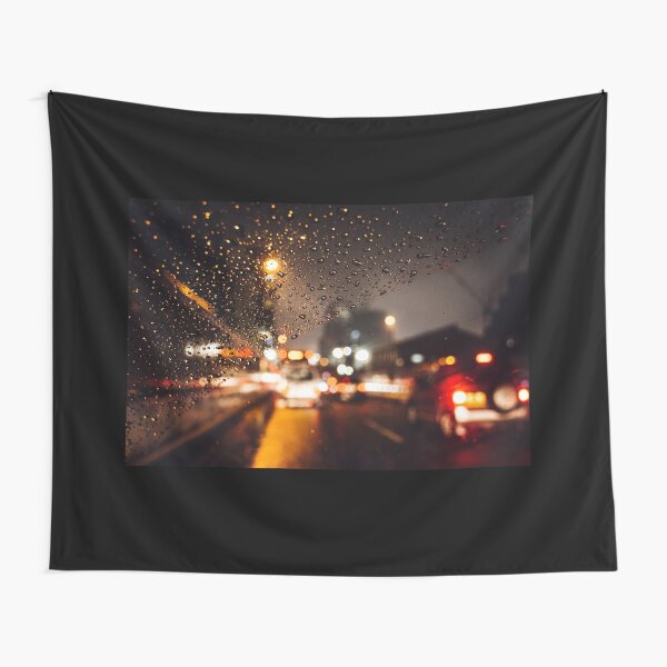 Rainy window Tapestry