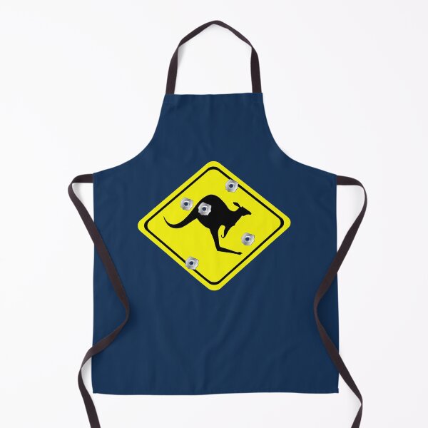 Item preview, Kangaroo Crossing Sign (bullet Holes) designed and sold by Jeremy Crotty.