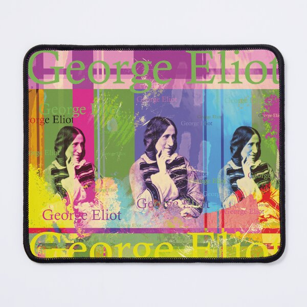 Item preview, George Eliot portrait, famous English writer designed and sold by Mauswohn.