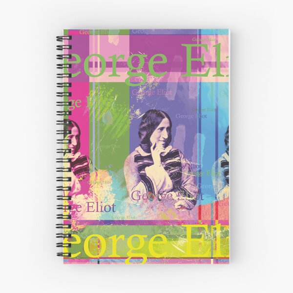 Item preview, George Eliot portrait, famous English writer designed and sold by Mauswohn.
