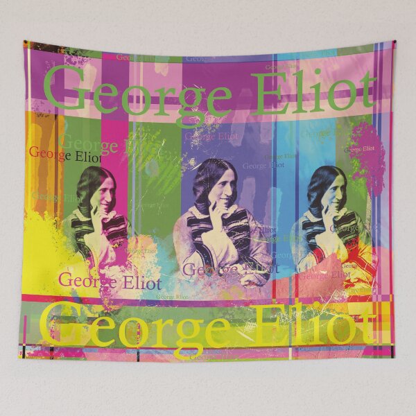 Item preview, George Eliot portrait, famous English writer designed and sold by Mauswohn.