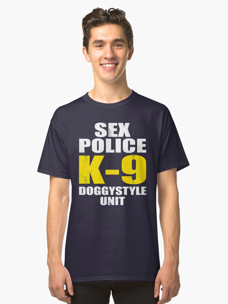Sex police and tee shirt