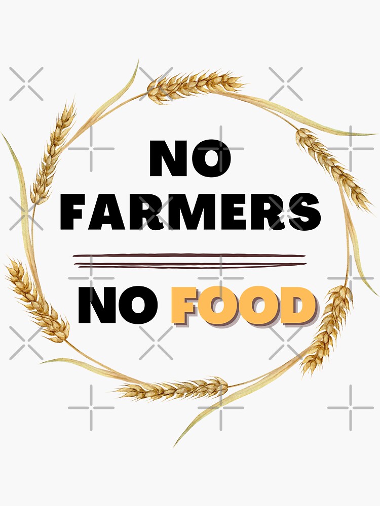 Sticker for Sale mit Keine Bauern, kein Essen von orbantimea58