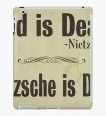 God is Dead Nietzsche is Dead Newspaper iPad Case/Skin
