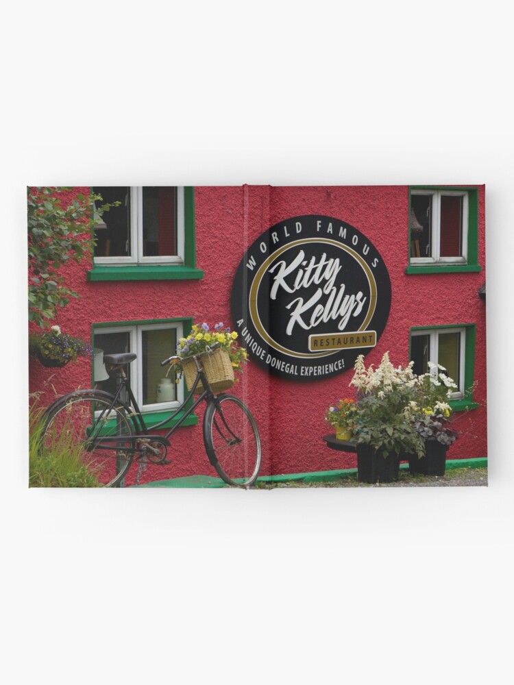 Alternate view of Kitty Kelly's restaurant, Donegal - wide Hardcover Journal