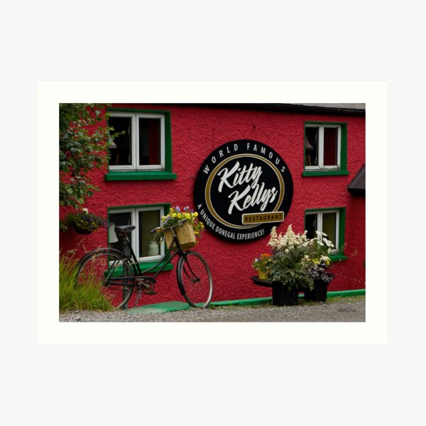 Kitty Kelly's restaurant, Donegal - wide Art Print