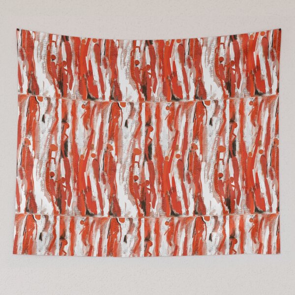 Item preview, Abstract Art "Red Snow" designed and sold by myDigitalArt.