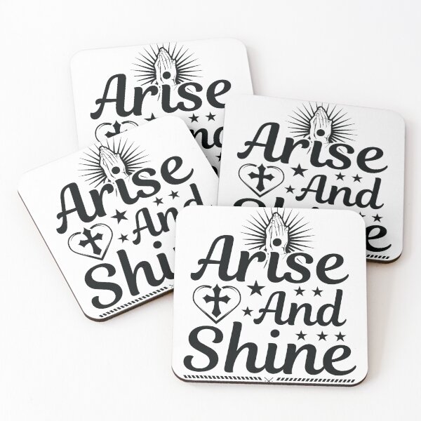Item preview, Rise and Shine Jesus All things are Possible Love God Happy Life Apparel Essential Motivation Inspiration Joy Mood designed and sold by DesignByHeartUK.