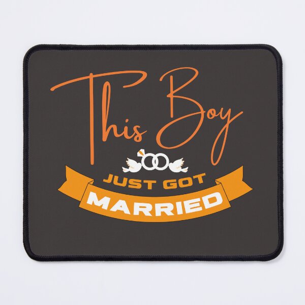 Item preview, This Boy Just Got Married designed and sold by Ahmed Hussain.
