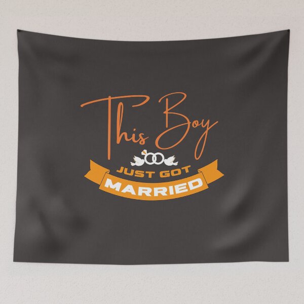 Item preview, This Boy Just Got Married designed and sold by Ahmed Hussain.