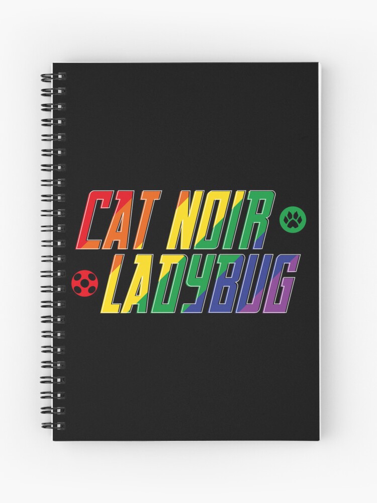 Miraculous Ladybug - Cat Noir Badge | Spiral Notebook