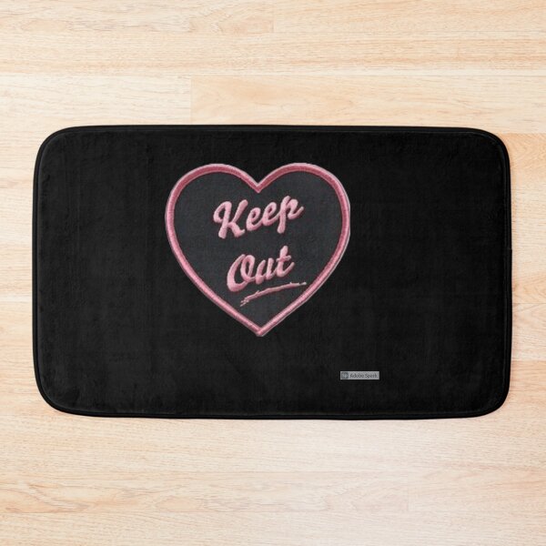 Item preview, Keep Out Heart Sticker Sticker designed and sold by cherlynd2k.