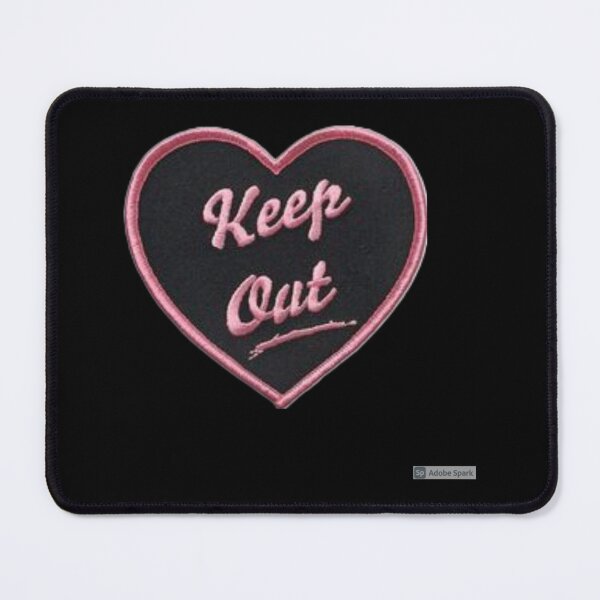 Item preview, Keep Out Heart Sticker Sticker designed and sold by cherlynd2k.