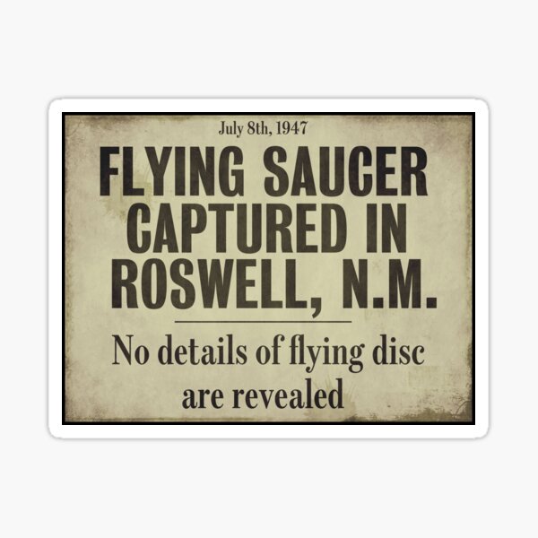 Item preview, Roswell New Mexico Flying Saucer  designed and sold by Sasha Art Gallery.