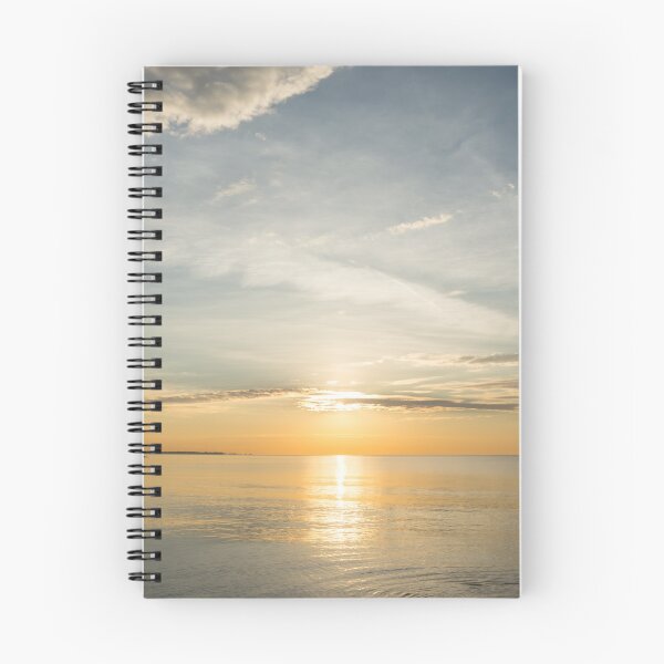 Item preview, Resplendent Daybreak - Waterfront Sunrise Hugged by Clouds designed and sold by Georgia Mizuleva.