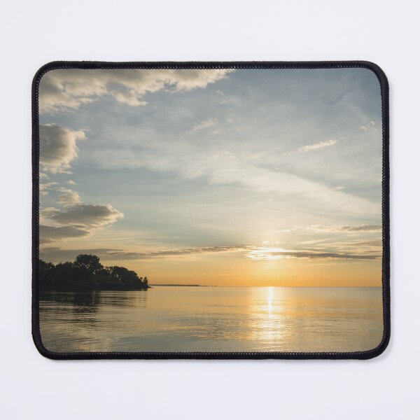Item preview, Resplendent Daybreak - Waterfront Sunrise Hugged by Clouds designed and sold by Georgia Mizuleva.