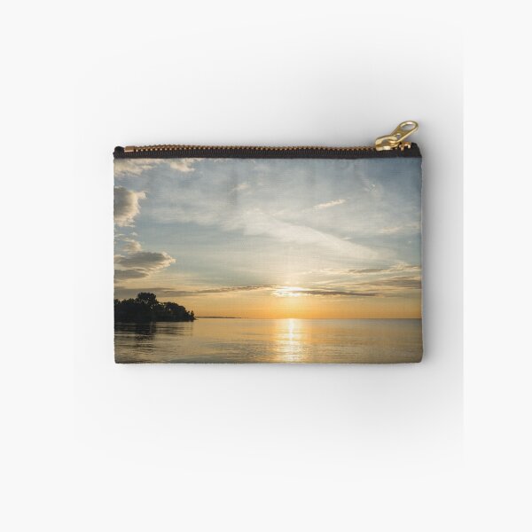 Item preview, Resplendent Daybreak - Waterfront Sunrise Hugged by Clouds designed and sold by Georgia Mizuleva.