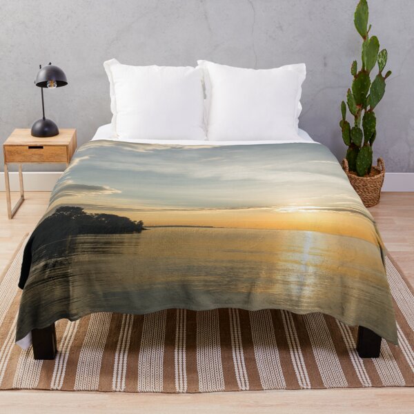 Item preview, Resplendent Daybreak - Waterfront Sunrise Hugged by Clouds designed and sold by Georgia Mizuleva.