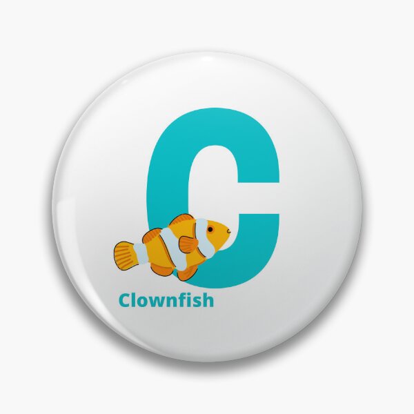 Item preview, C for Clownfish - Alphabet and Sea Animals designed and sold by CherieTree.