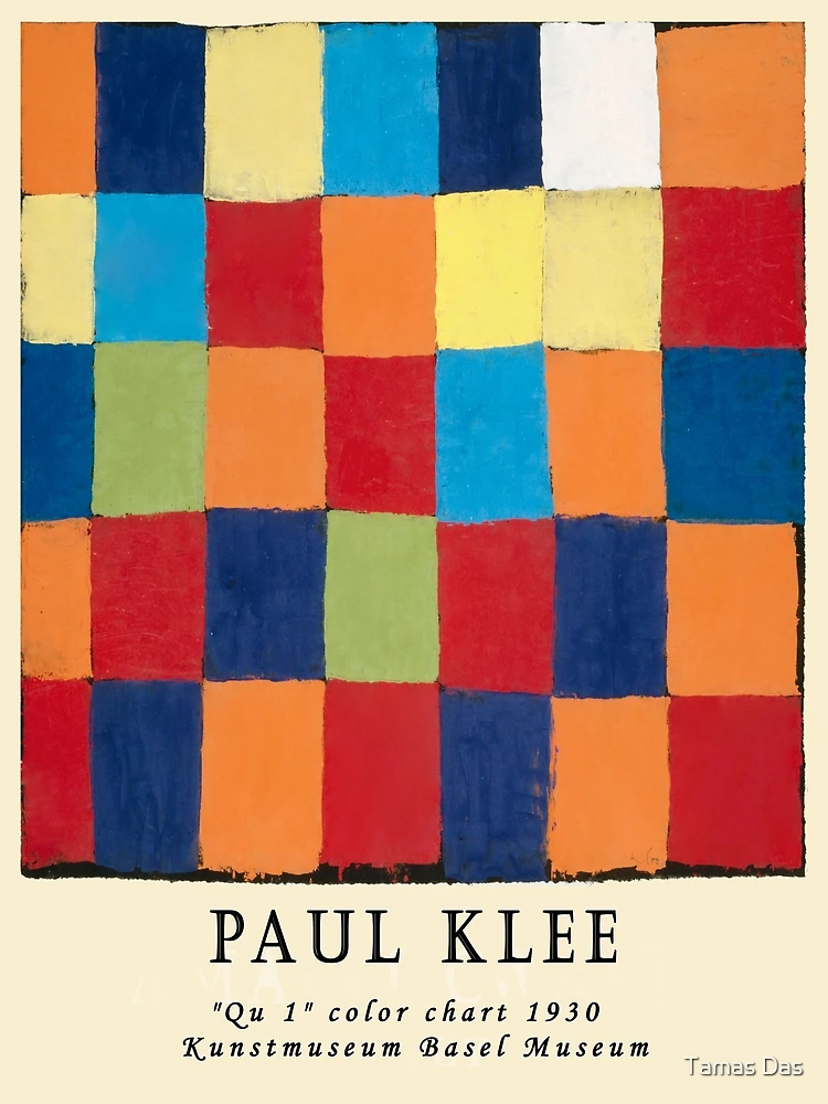 Paul Klee Vintage 1967 Modernist Lithograph Print 
