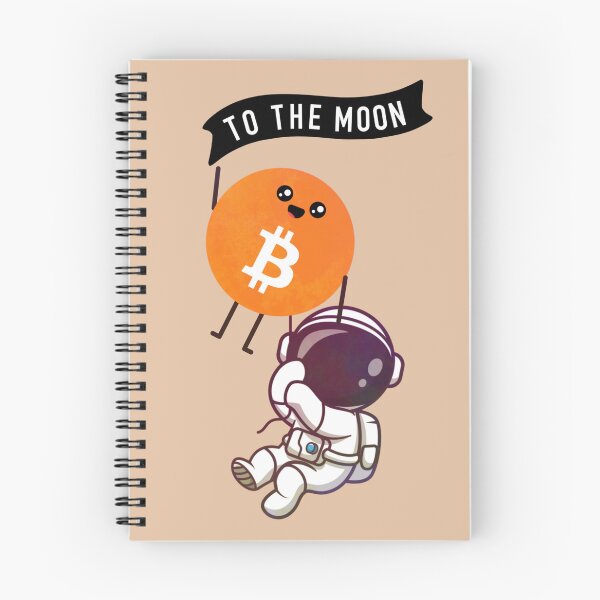 Item preview, Crypto Bitcoin coin astronaut - To the Moon designed and sold by Crypmetal.