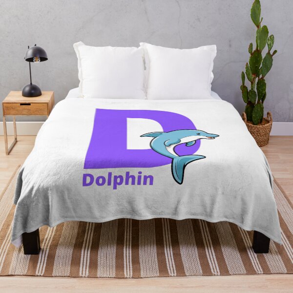 Item preview, D for Dolphin - Alphabet and Sea Animals designed and sold by CherieTree.