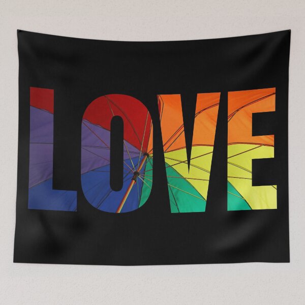 Item preview, Pride Love Umbrella designed and sold by trendingatees.