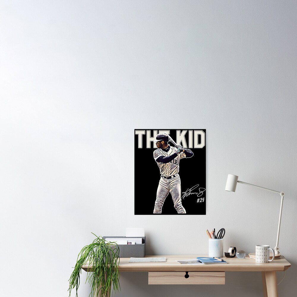 Ken Griffey Jr The Kid Seattle Baseball Legend Signature Vintage Retro 80s  90s Bootleg Rap Style Poster for Sale by nitzalivia