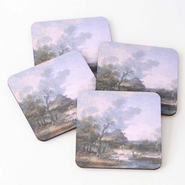 Item preview, Shepherdess near a Waterfall by Louis Gabriel Moreau designed and sold by Amsonia.