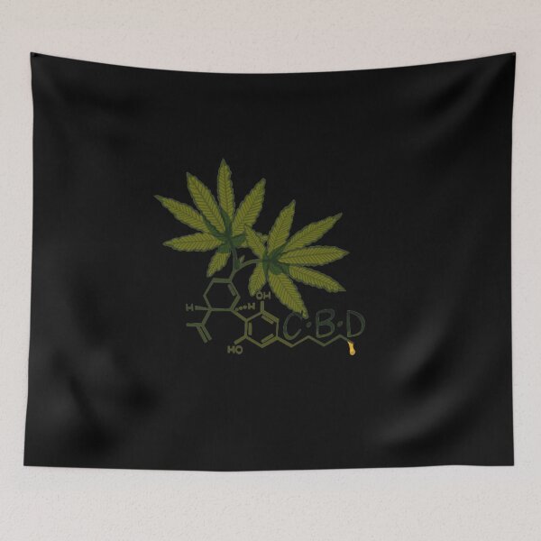 Item preview, CBD Structural Formula, Cannabis, Marijuana designed and sold by BestDesignbySof.