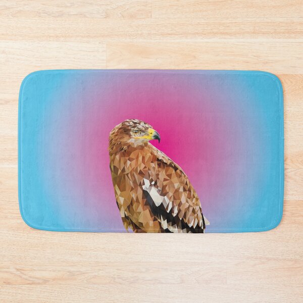 Item preview, Eagle Lowpoly Pink Blue Circle designed and sold by xP42.