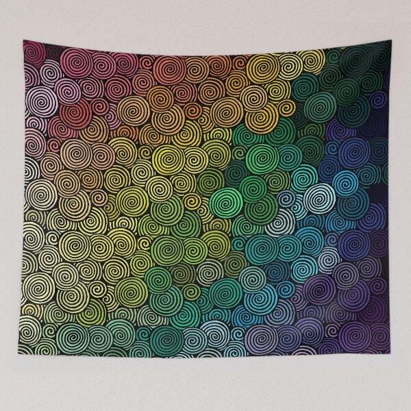 Item preview, Levitating Rainbow Spirals  designed and sold by WennsdaysChild.