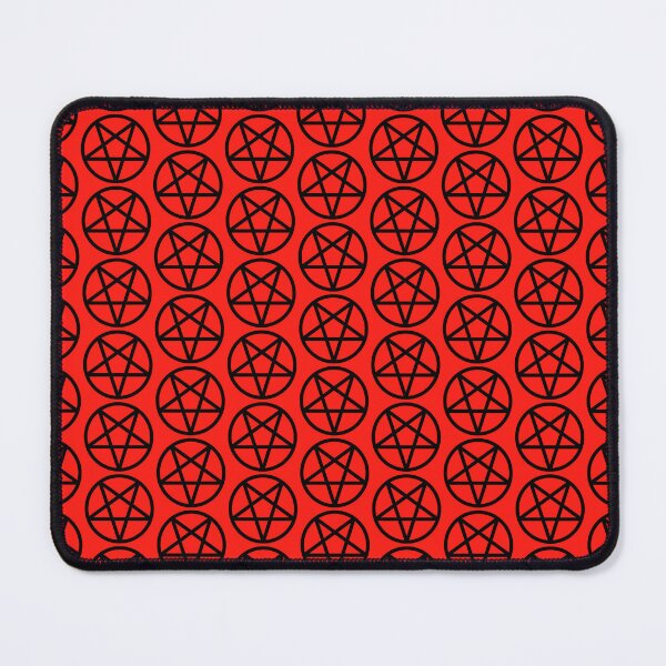 Item preview, Black Pentagram on Red Background designed and sold by SCHPiDAUU.