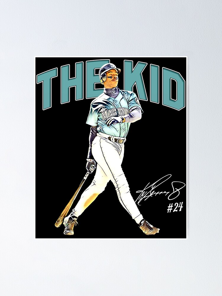Ken Griffey Jr The Kid Seattle Baseball Legend Signature Vintage Retro 80s  90s Bootleg Rap Style Active T-Shirt for Sale by EllenMitchell