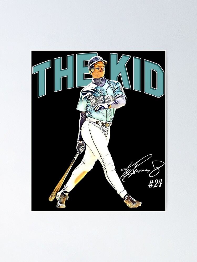 Ken Griffey Jr The Kid Seattle Baseball Legend Signature Vintage Retro 80s  90s Bootleg Rap Style Poster for Sale by LedanWyman